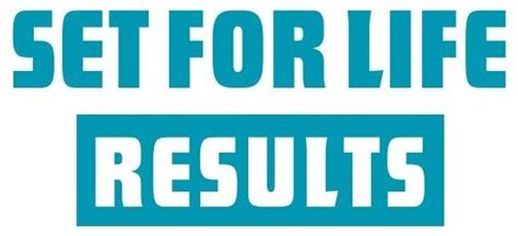 set for life results thursday|Set For Life Results Thursday 29th August 2024 .